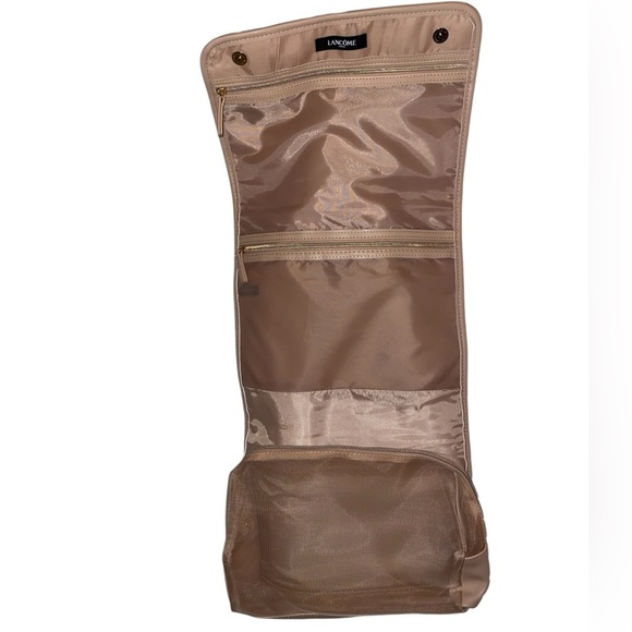 LANCÔME PARIS Trifold Travel Bag Cosmetics-Skin Care-1st Aid-Toiletries NUDE - Picture 3 of 8